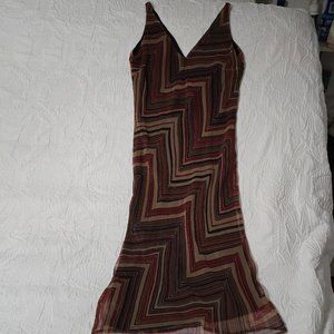 LOB Clothing Sleeveless V Neck Long Dress Size 3